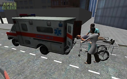 ambulance parking 3d extended