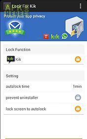 lock for kik