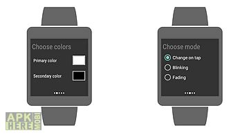 Color flashlight android wear