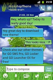 go sms pro theme tree