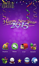 happy new year launcher theme