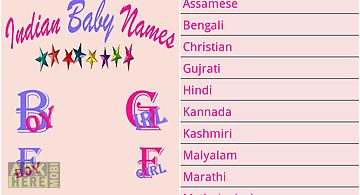 Indian baby names all language