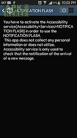 notification flash