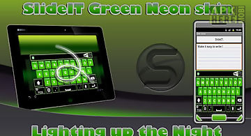 Slideit green neon skin