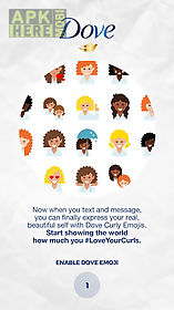 dove love your curls emojis