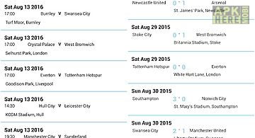 Epl 2016-17 fixtures