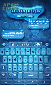 waterdrops keyboard