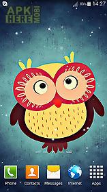 cute owl live wallpaper