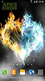 fire and ice by blackbird wallpapers live wallpaper