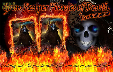 grim reaper flame of death lwp live wallpaper