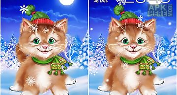Winter cat Live Wallpaper