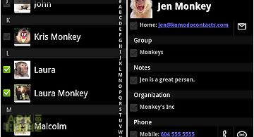 Komodo phone book