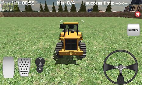 bulldozer driving 3d