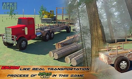 transporter truck: jungle wood