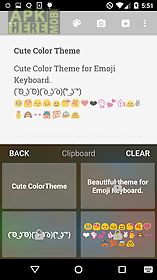 cute color skin emoji keyboard