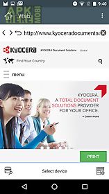 kyocera mobile print