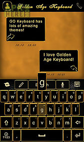 go keyboard golden age theme