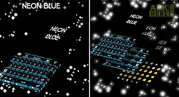 Neon blue keyboard free