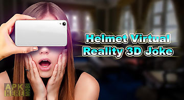 Helmet virtual reality 3d joke