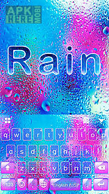 rain emoji kika keyboard theme