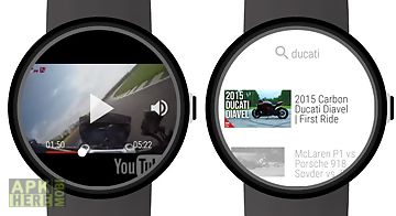 Video for android wear&youtube