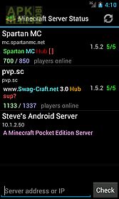 server status (for minecraft)