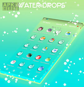 water drops go theme