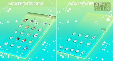 Water drops go theme