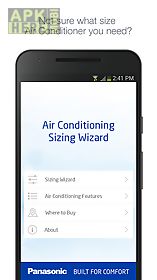 panasonic aircon sizing wizard