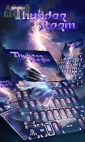 thunder storm keyboard theme