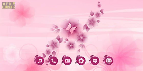 pink flower theme