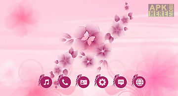 Pink flower theme