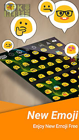 smart keyboard with hd emoji