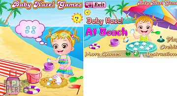 Baby hazel beach holiday