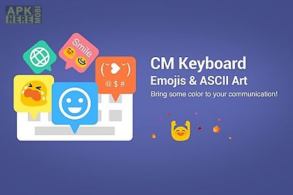 cm keyboard - emoji, ascii art
