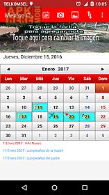 mexico calendario 2017