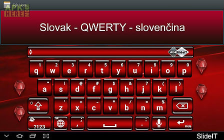 slideit slovak qwerty pack