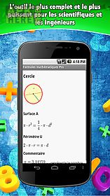 formules mathématiques