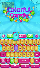 colorful candy keyboard theme