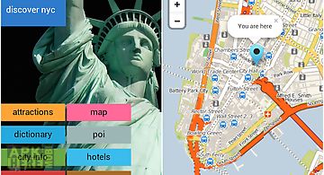 New york nyc offline map guide