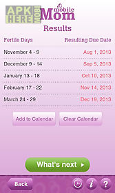 ovulation calendar & fertility