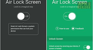 Air lock screen - open screen