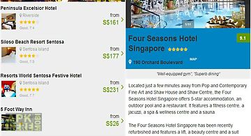 Singapore hotel booking