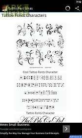 tattoo font designs