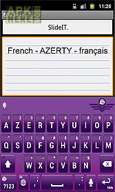 slideit french azerty pack