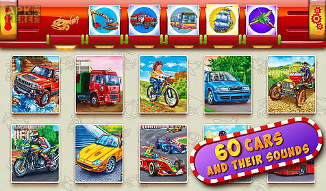 world of cars for kids! puzzle