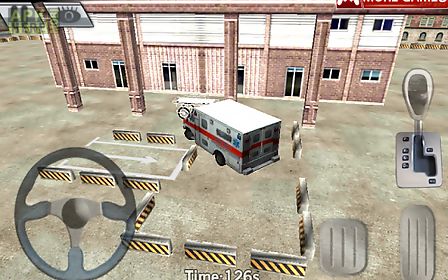 city parking 3d - ambulance