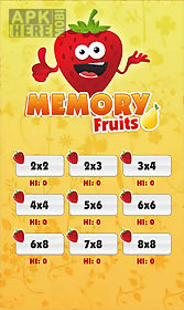 fruits games - exercise memory