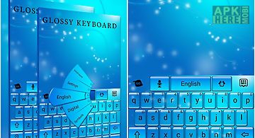 Glossy go keyboard theme