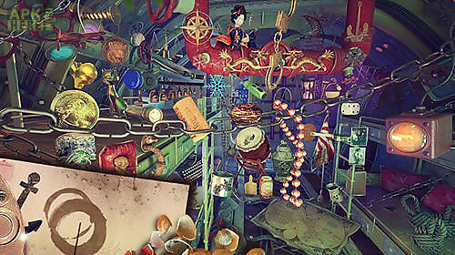 hidden objects: submarine monster. seek and find